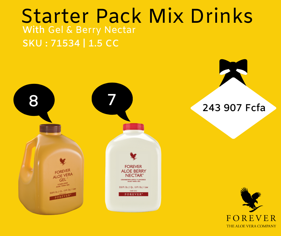 STARTER PACK WITH GEL & BERRY NECTAR [Ref:71534]